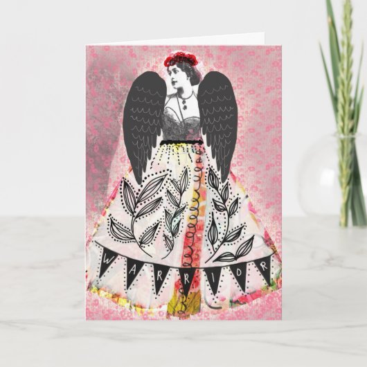 Warrior, blank card, artwork by Lisa Casineau Kaart (Voorkant)