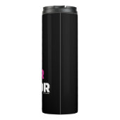 Warrior/Block/I am...Breast Cancer Thermosbeker (Achterkant)