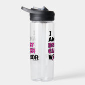 Warrior/Block/I am...Breast Cancer Waterfles (Rechts)