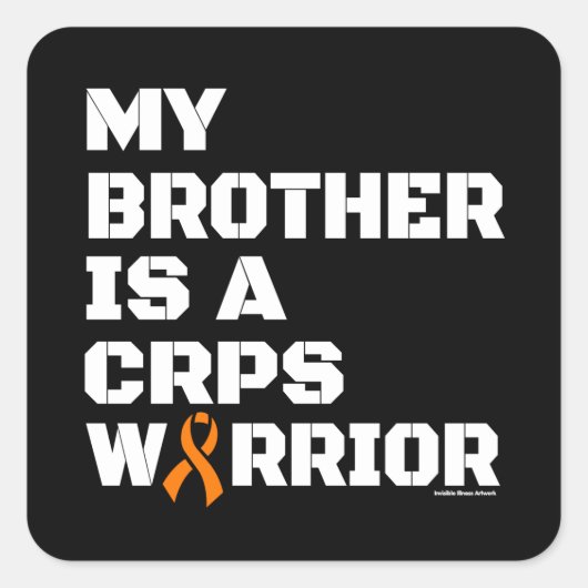 Warrior/blok/broer...CRPS Vierkante Sticker (Voorkant)