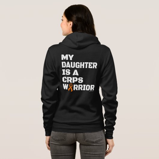 Warrior/blok/dochter...CRPS Hoodie (Achterkant volledig)