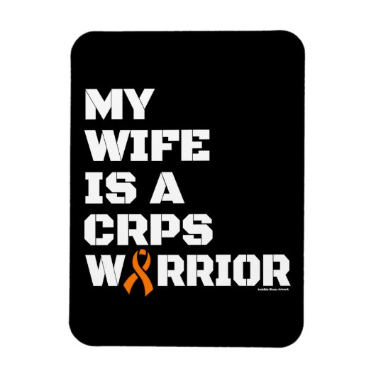 Warrior/blok/vrouw...CRPS Magneet (Verticaal)