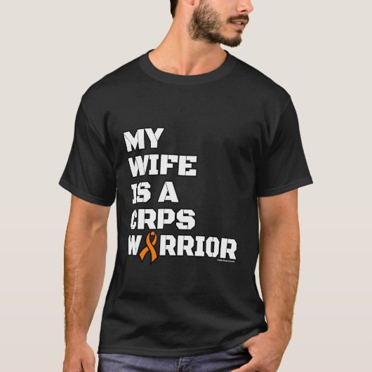 Warrior/blok/vrouw...CRPS T-shirt (Voorkant)