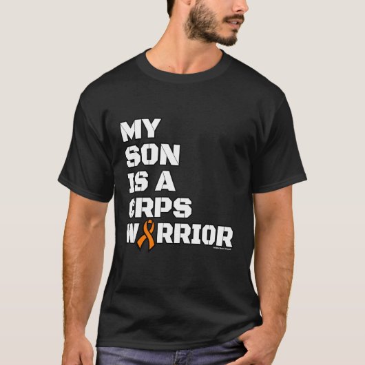 Warrior/blok/zoon.. CRPS T-shirt (Voorkant)