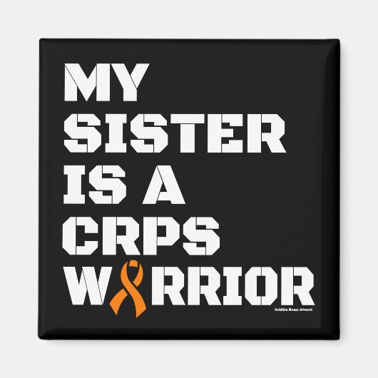 Warrior/blok/zuster...CRPS Magneet (Voorkant)