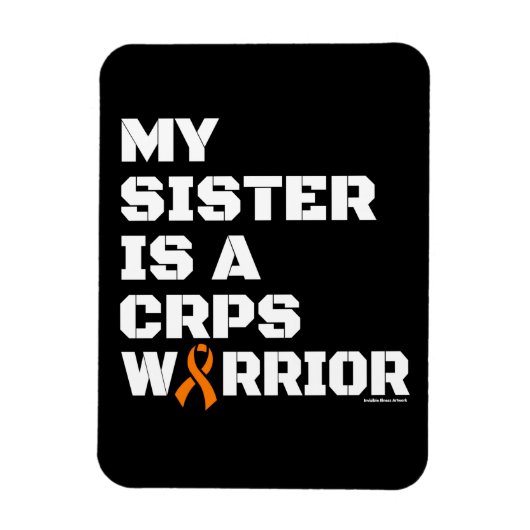 Warrior/blok/zuster...CRPS Magneet (Verticaal)