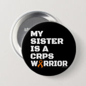 Warrior/blok/zuster...CRPS Ronde Button 7,6 Cm (Voorkant /achterkant)