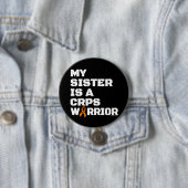 Warrior/blok/zuster...CRPS Ronde Button 7,6 Cm (In situ)