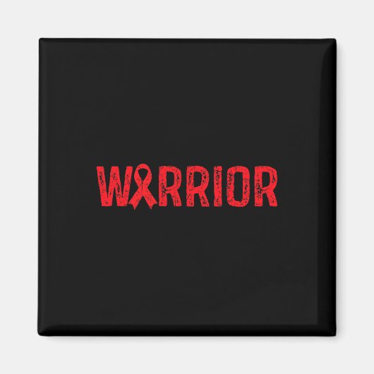 Warrior Blood Cancer Awareness Magneet (Voorkant)