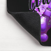 Warrior boks handschoenen paarse lint Lupus Muismat (Hoek)