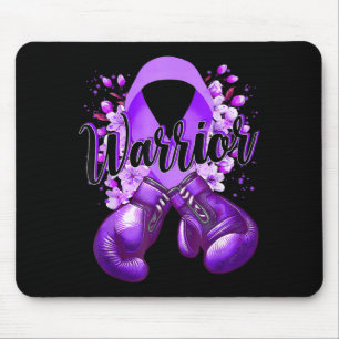 Warrior boks handschoenen paarse lint Lupus Muismat