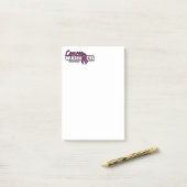 Warrior...Borstkanker Post-it® Notes (Op bureau)