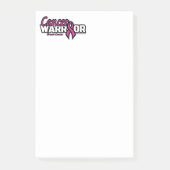 Warrior...Borstkanker Post-it® Notes (Voorkant)