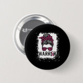 Warrior Borstkanker Shirten Awareness Support Pin Ronde Button 5,7 Cm (Voorkant /achterkant)
