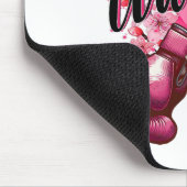 Warrior Boxing Handschoenen Roze Lint Borstkanker  Muismat (Hoek)