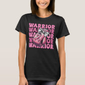 Warrior Breast Cancer Bewustheid T-shirt (Voorkant)