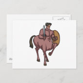 Warrior Briefkaart (Voorkant / Achterkant)