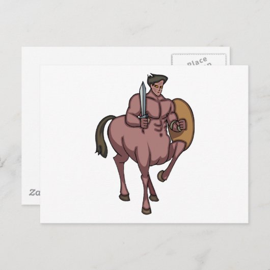 Warrior Briefkaart (Voorkant / Achterkant)