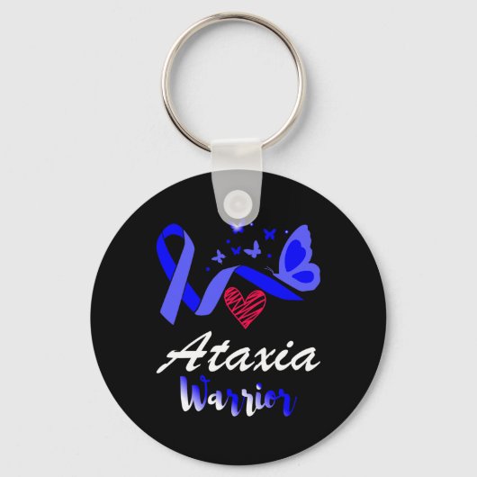 Warrior Butterfly Awareness Support Sleutelhanger (Voorkant)