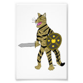 Warrior Cat Foto Afdruk (Voorkant)