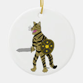 Warrior Cat Keramisch Ornament (Voorkant)
