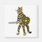 Warrior Cat Magneet (Voorkant)