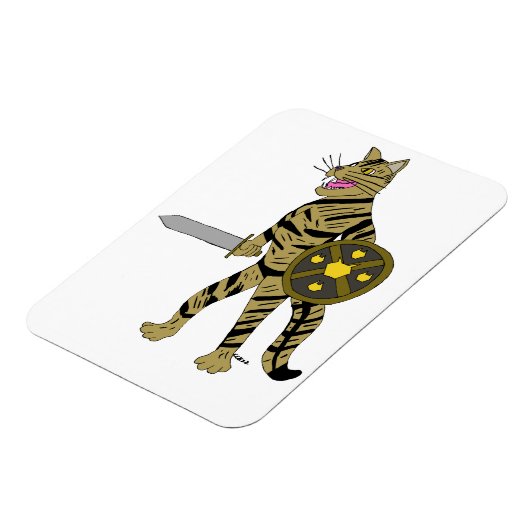 Warrior Cat Magneet (Linkerzijde)