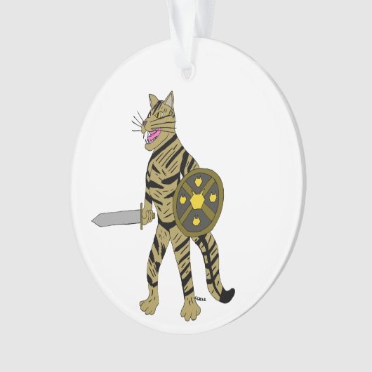 Warrior Cat Ornament (voorkant)