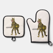 Warrior Cat Ovenwant & Pannenlap Set (Voorkant)