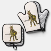 Warrior Cat Ovenwant & Pannenlap Set (Voorkant / Achterkant)