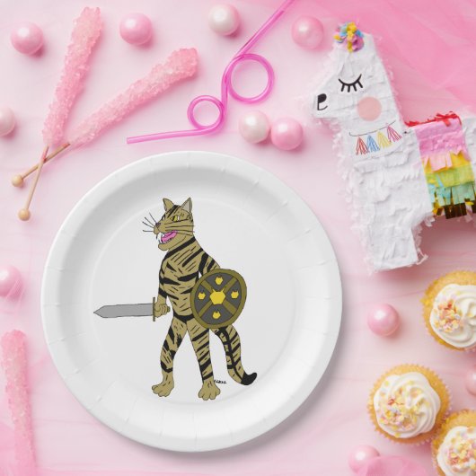 Warrior Cat Papieren Bordje (Feest)