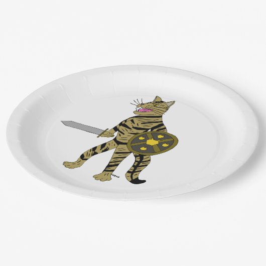 Warrior Cat Papieren Bordje (Gekanteld)