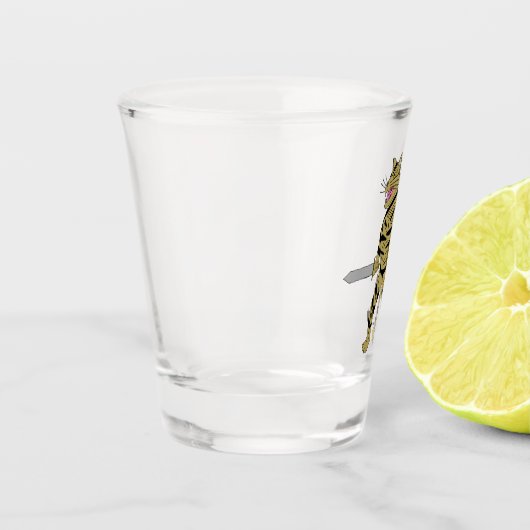 Warrior Cat Shot Glas (Links)