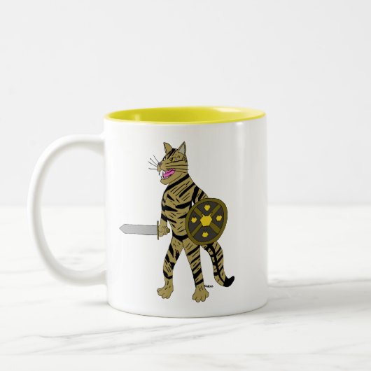 Warrior Cat Tweekleurige Koffiemok (Links)