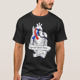 Warrior CHD Awareness Congenital Heart Disea T-shirt