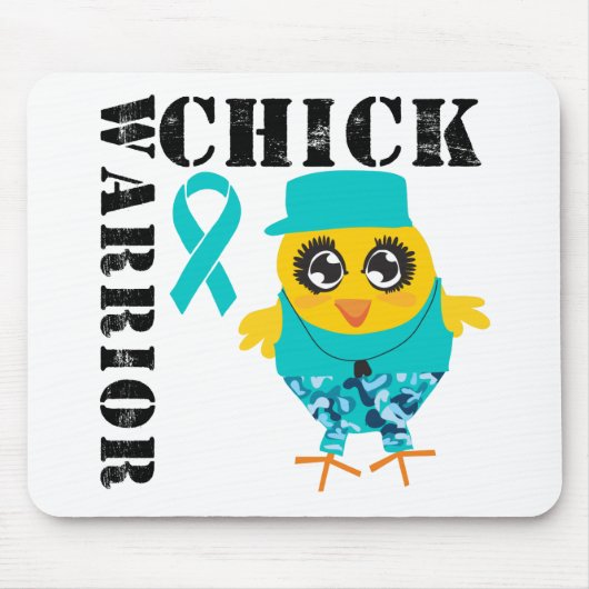 Warrior Chick Ovarian Cancer Muismat (Voorkant)