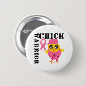 Warrior Chick Ronde Button 5,7 Cm (Voorkant /achterkant)