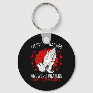 Warrior Christelijk Faith God Sickle Cell Awarenes Sleutelhanger