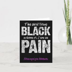 Warrior Chronische Pijn Fibro Awareness Verdrietig Kaart