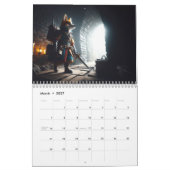Warrior Corgis Calendar Kalender (Mar 2027)