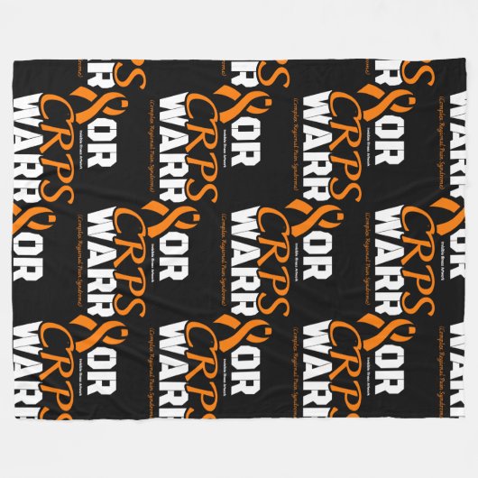 WARRIOR...CRPS FLEECE DEKEN (Voorkant (Horizontaal))