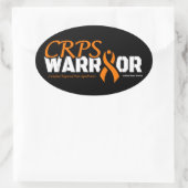 WARRIOR...CRPS OVALE STICKER (Tas)