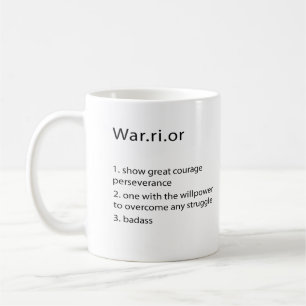 Warrior, Custom Warrior Gift, Alcoholica Anonymous Koffiemok