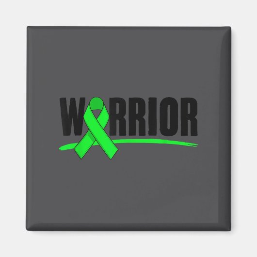 Warrior Depression Anxiety Mental Health Awareness Magneet (Voorkant)