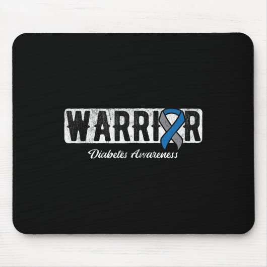 Warrior Diabetes Awareness Muismat (Voorkant)