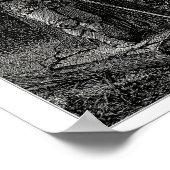 Warrior die tegen een boom leunt poster (Hoek)