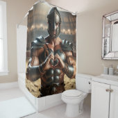 Warrior Douchegordijn (In situ)