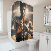 Warrior Douchegordijn (In situ)