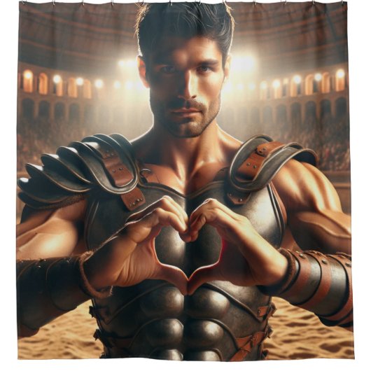 Warrior Douchegordijn (Voorkant)