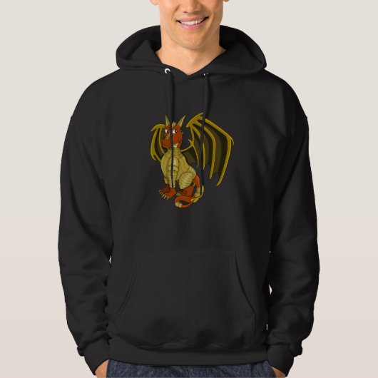 Warrior draak cartoon sweatshirt (Voorkant)